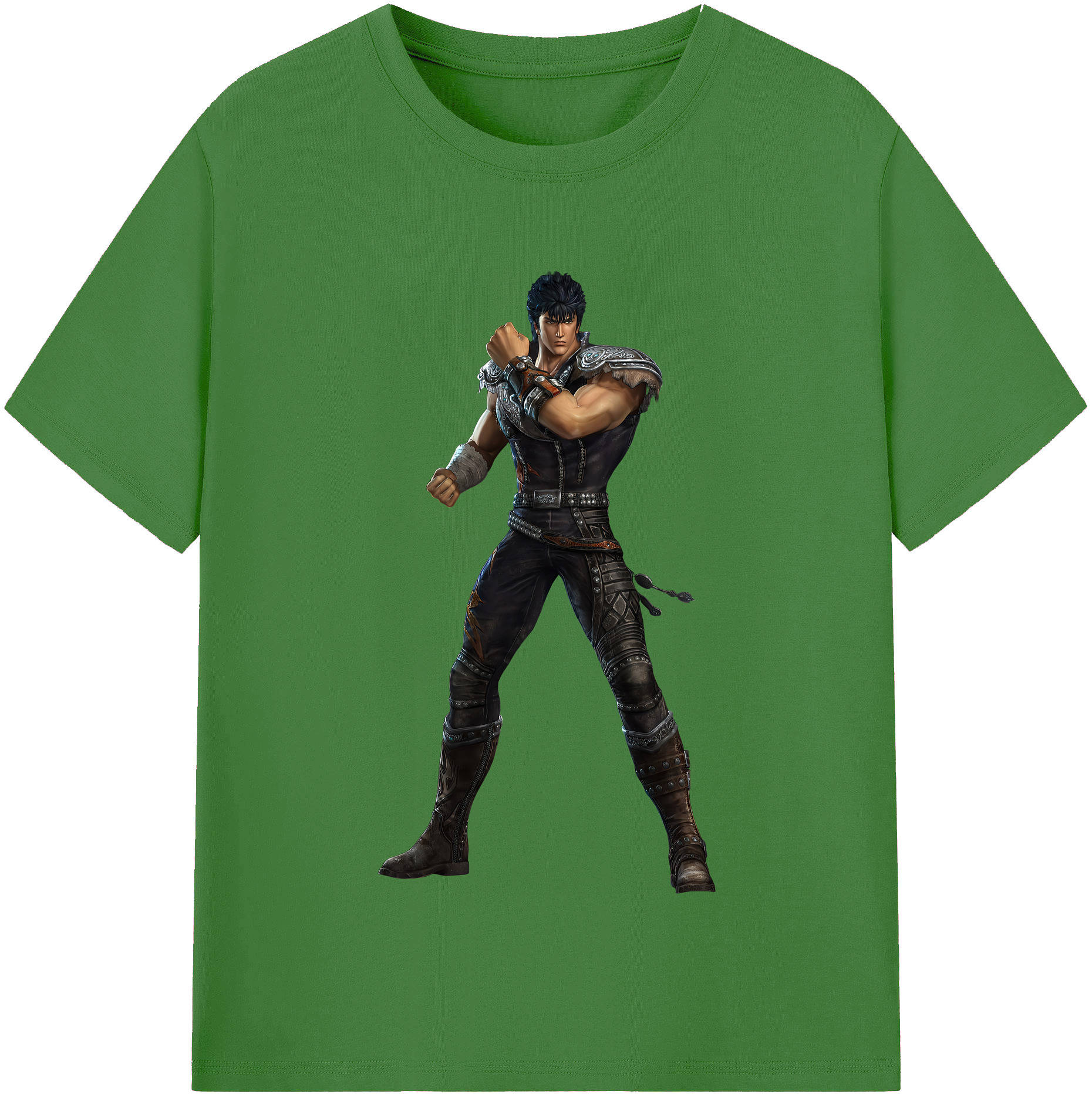 （画像用） 北斗の拳 Fist of the North Star レディースカジュアルプリントTシャツ（綿100％）